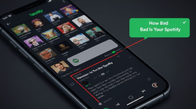 How Bad Is Your Spotify